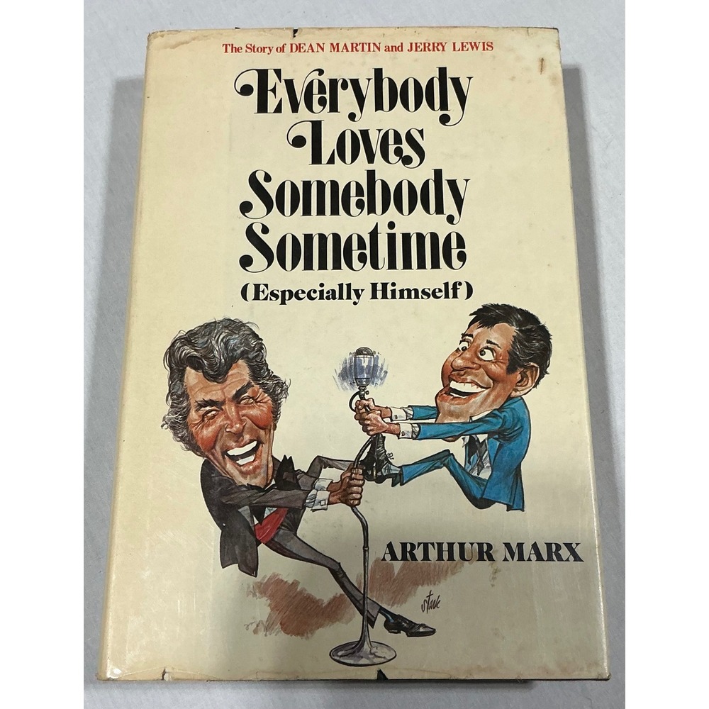 Vintage Everybody Loves Somebody Sometime Arthur Marx Dean Martin Jerry Lewis HC